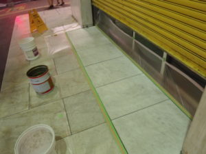 ノンスリップ加工　鶴屋