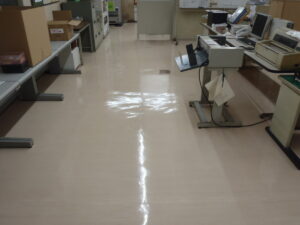 ワックス　剥離後