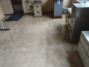 ワックス　剥離前